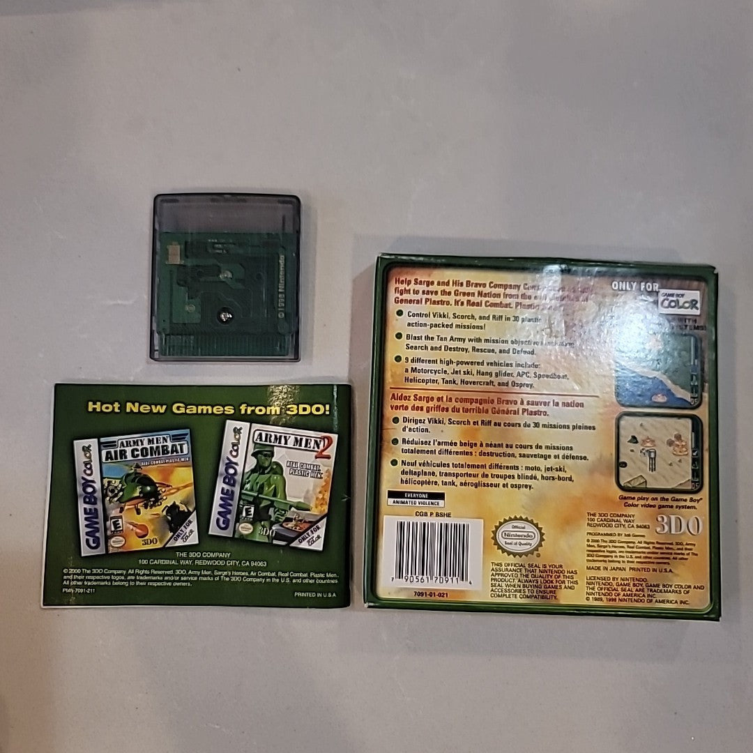 Army Men Sarge's Heroes 2 Game Boy Color, Tested, Very Good Cond