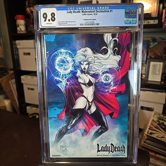 Lady Death: Malevolent Decimation #1 Todd McFarlane Variant CGC 9.8
