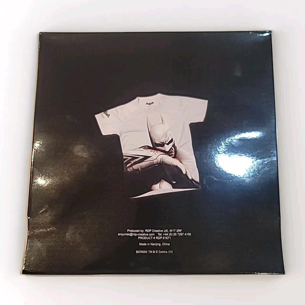 Batman Arkham City White Short Sleeve L Video Game Promo T Shirt New In Box RARE