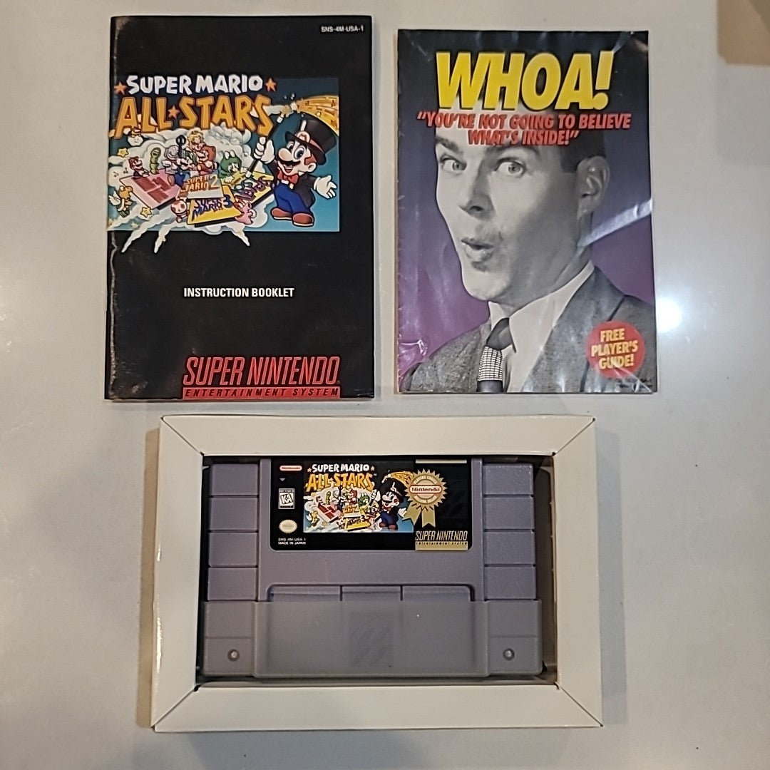 Super Mario All-Stars - SNES - Complete in Box (CIB) - Players Choice