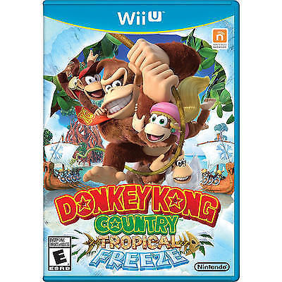 Donkey Kong Country: Tropical Freeze Nintendo Wii U 2014 Complete CIB