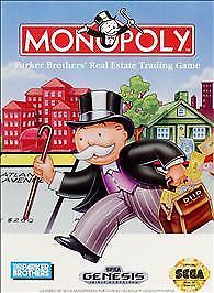 Monopoly (Sega Genesis, 1992) CIB Complete With Manual
