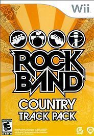 Rock Band: Country Track Pack (Nintendo Wii, 2009)  Complete