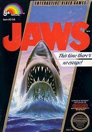 Jaws (Nintendo Entertainment System, 1987) NES Game Cartridge Complete In Box