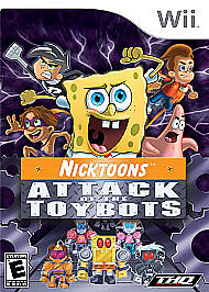 Nicktoons Attack of the Toybots (Nintendo Wii, 2007)  Spongebob No Manual