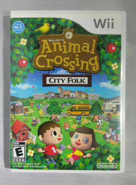 Nintendo Wii Animal Crossing City Folk