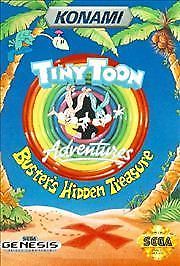 Tiny Toon Adventures: Buster's Hidden Treasure (Sega Genesis, 1993) *TESTED*