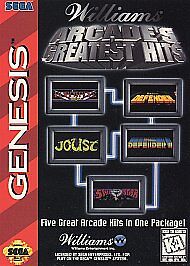Williams Arcade's Greatest Hits (Sega Genesis, 1996) Authentic Complete Tested