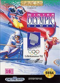 Winter Olympic Games Lillehammer '94 Sega Genesis 1993, Authentic Game Cartridge