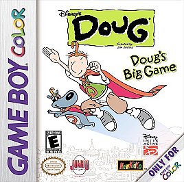 Doug: Doug's Big Game (Nintendo Game Boy Color, GBC) Authentic!