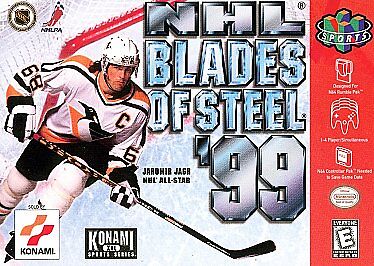 NHL Blades of Steel ‘99 Nintendo 64 N64  Authentic Cleaned Tested Retro Hockey