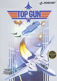 Top Gun (Nintendo Entertainment System, 1987) Tested Working