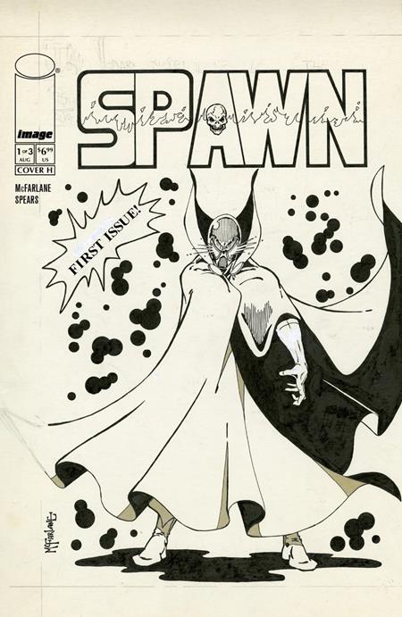 Spawn #77 #1 1:100 Todd McFarlane Original Sketch 1977 Variant