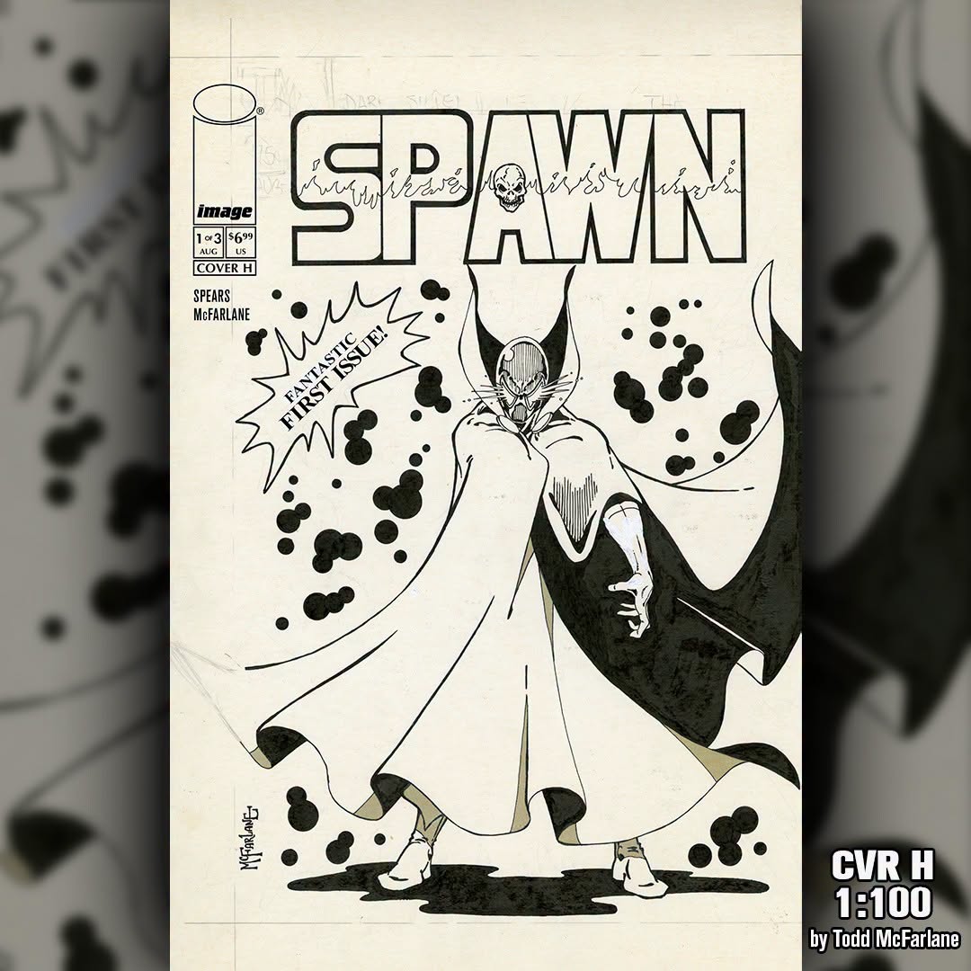 Spawn #77 #1 1:100 Todd McFarlane Original Sketch 1977 Variant