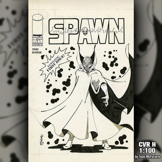 Spawn #77 #1 1:100 Todd McFarlane Original Sketch 1977 Variant