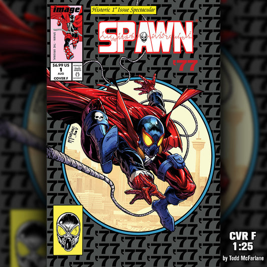 Spawn #77 #1 1:25 Todd McFarlane Retro Logo Variant