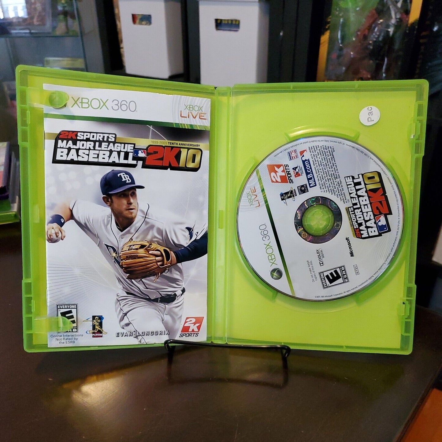 Major League Baseball 2K10 2010 Microsoft Xbox 360 Complete With Manual B1