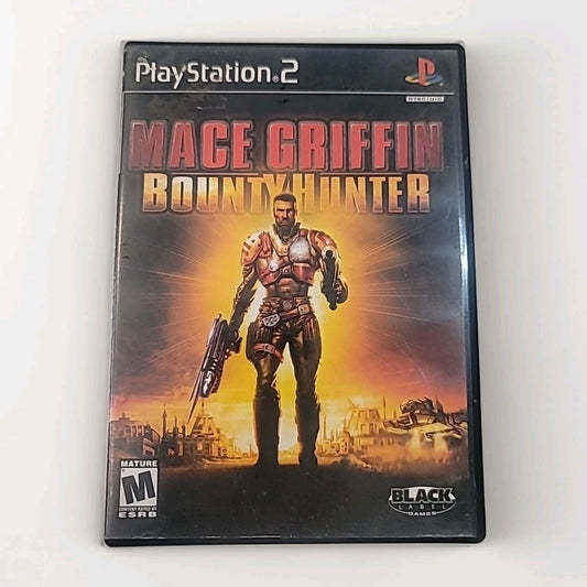 Mace Griffin Bounty Hunter (Sony Playstation 2 ps2) Complete Black Label Manual