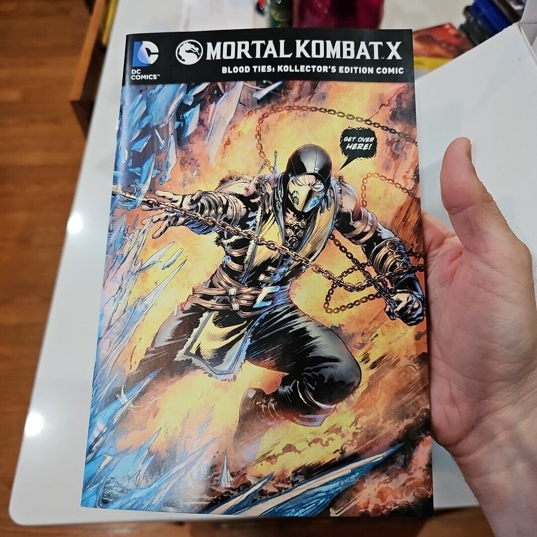 Mortal Kombat X Kollector's Edition - Scorpion Statue PS4 CIB COMPLETE