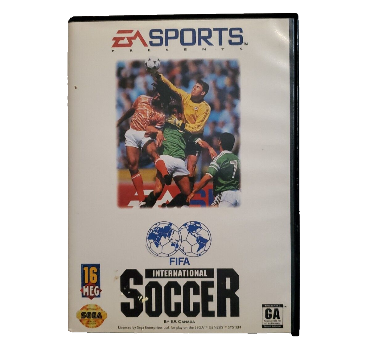 FIFA International Soccer Sega Genesis Cleaned Tested Working Fast Shipping