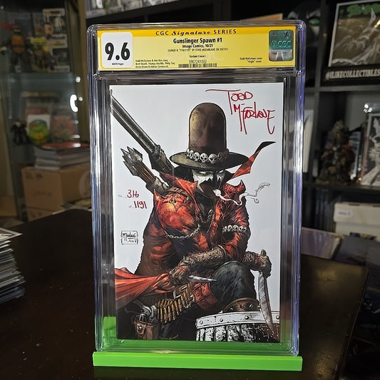 Gunslinger Spawn 1 1:250 CGC SS 9.6 Signed by Todd McFarlane 316/1191