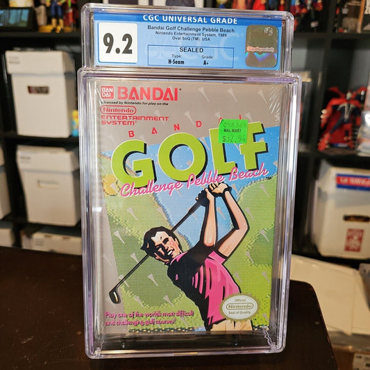 BANDAI Golf: Pebble Beach Challenge NEW Factory SEALED CGC 9.2 A+!