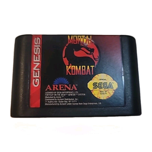 Mortal Kombat (Sega Genesis, 1993) Cartridge Only 