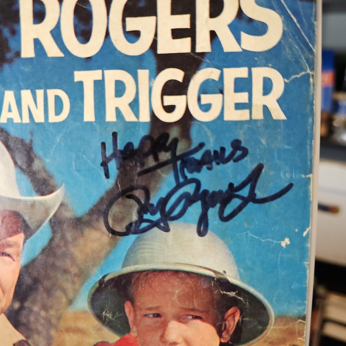 1959 Roy Rogers and Trigger # 134 SIGNED BY ROY DUSTY ROGERS Low Grade