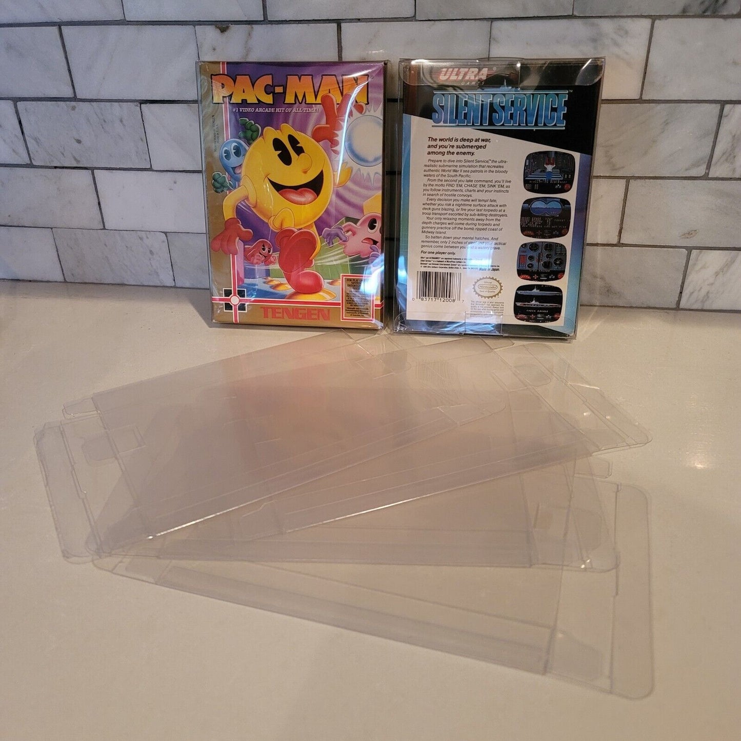 One Plastic Box Protector For NES Nintendo Entertainment System Game Box