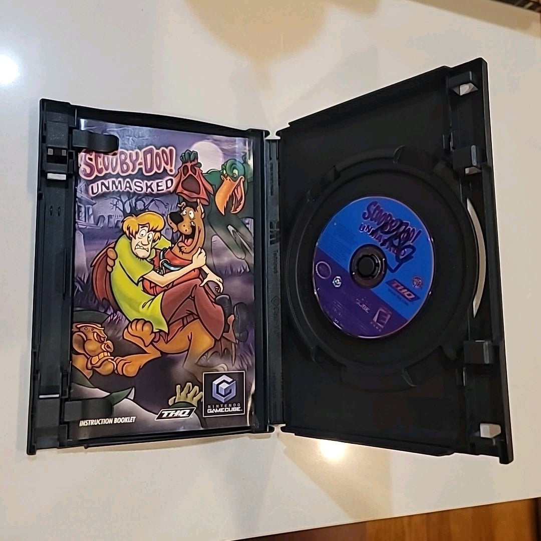 Scooby-Doo Unmasked (Nintendo GameCube, 2005)  Manual Included.