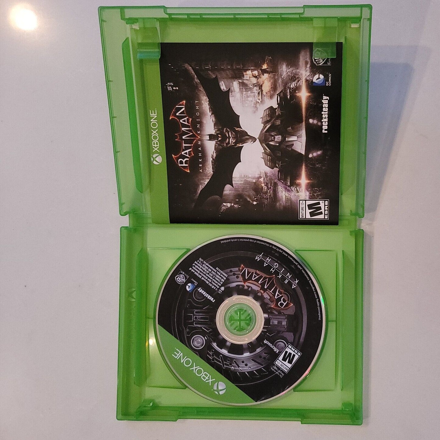 Batman: Arkham Knight (Microsoft Xbox One, 2015) Near Mint Complete CIB BB3