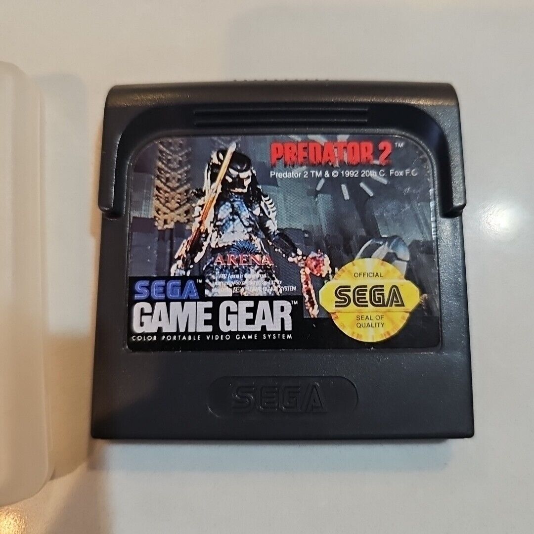 SEGA GAME GEAR PREDATOR 2 TWO II GAME With Case