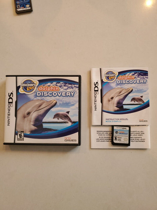 Discovery Kids: Dolphin Discovery With Manual (Nintendo DS, 2009) Complete CIB