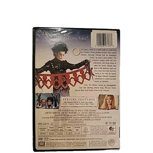 Edward Scissorhands (DVD 1990) FULL SCREEN ANNIVERSARY EDITION 