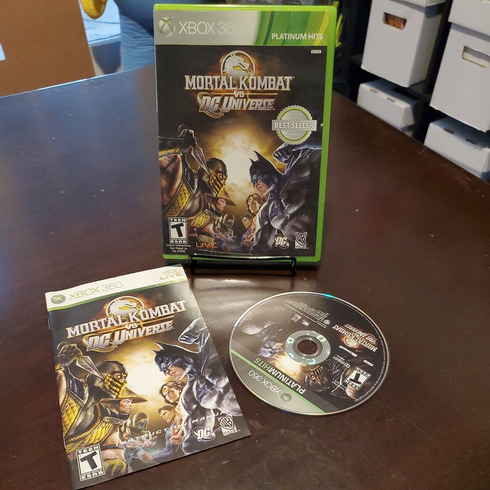 Mortal Kombat vs. DC Universe (Xbox 360, 2008) **Complete** CIB J1