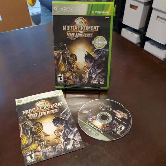 Mortal Kombat vs. DC Universe (Xbox 360, 2008) **Complete** CIB J1