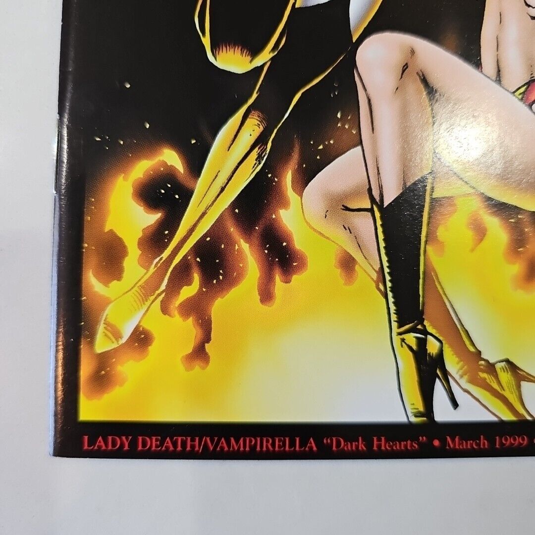 Chaos Comics Lady Death Vs. Vampirella: Dark Hearts March 1999 Comic Book Comics