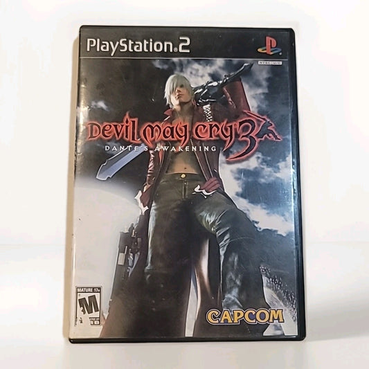 Devil May Cry 3 Dante's Awakening CiB PlayStation 2 2005 Disc Box Manual 