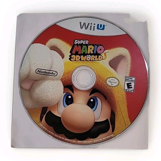 Super Mario 3D World Nintendo Wii U Disc Only Tested & Working