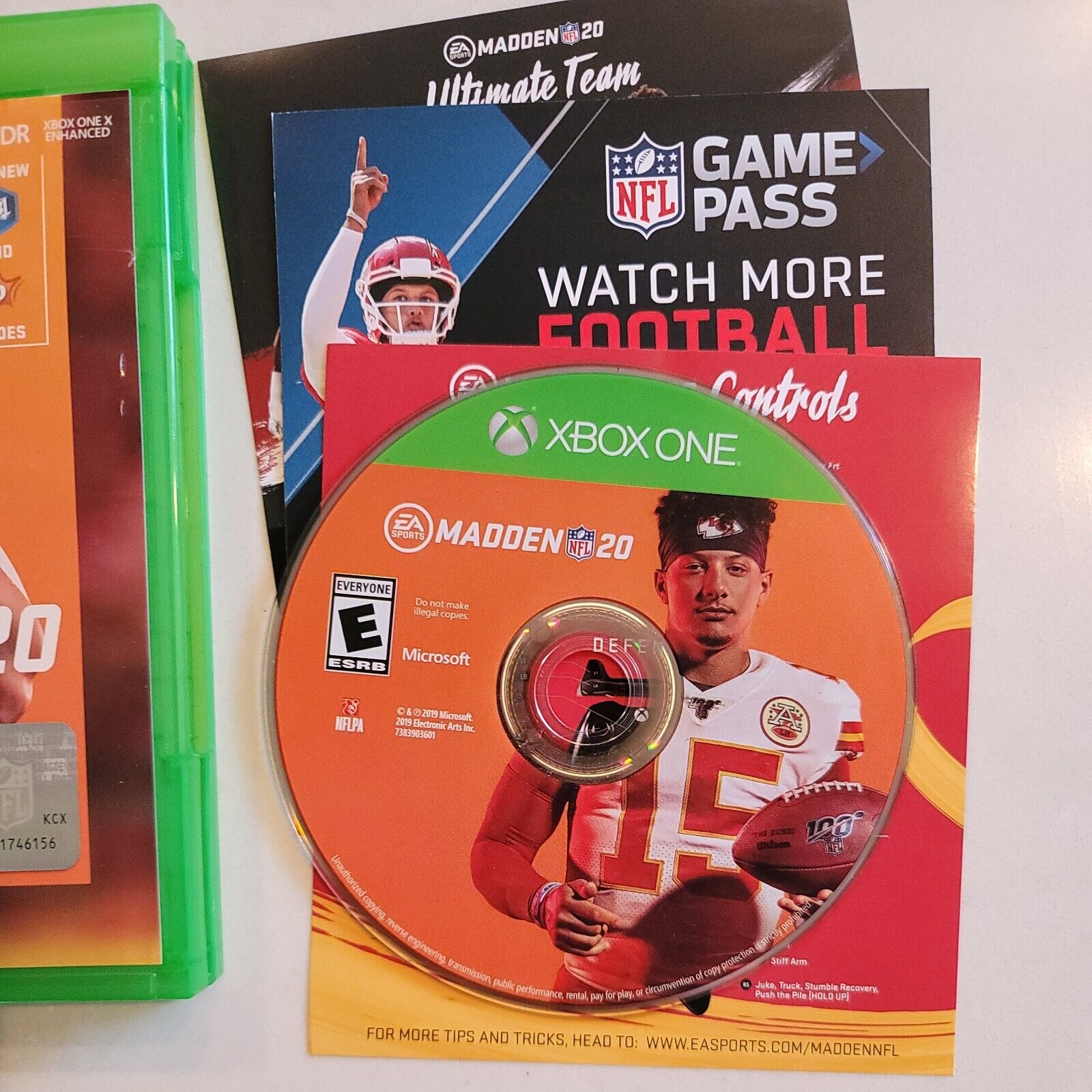 Madden NFL 20 - Microsoft Xbox One (Used) CIB Complete SB10