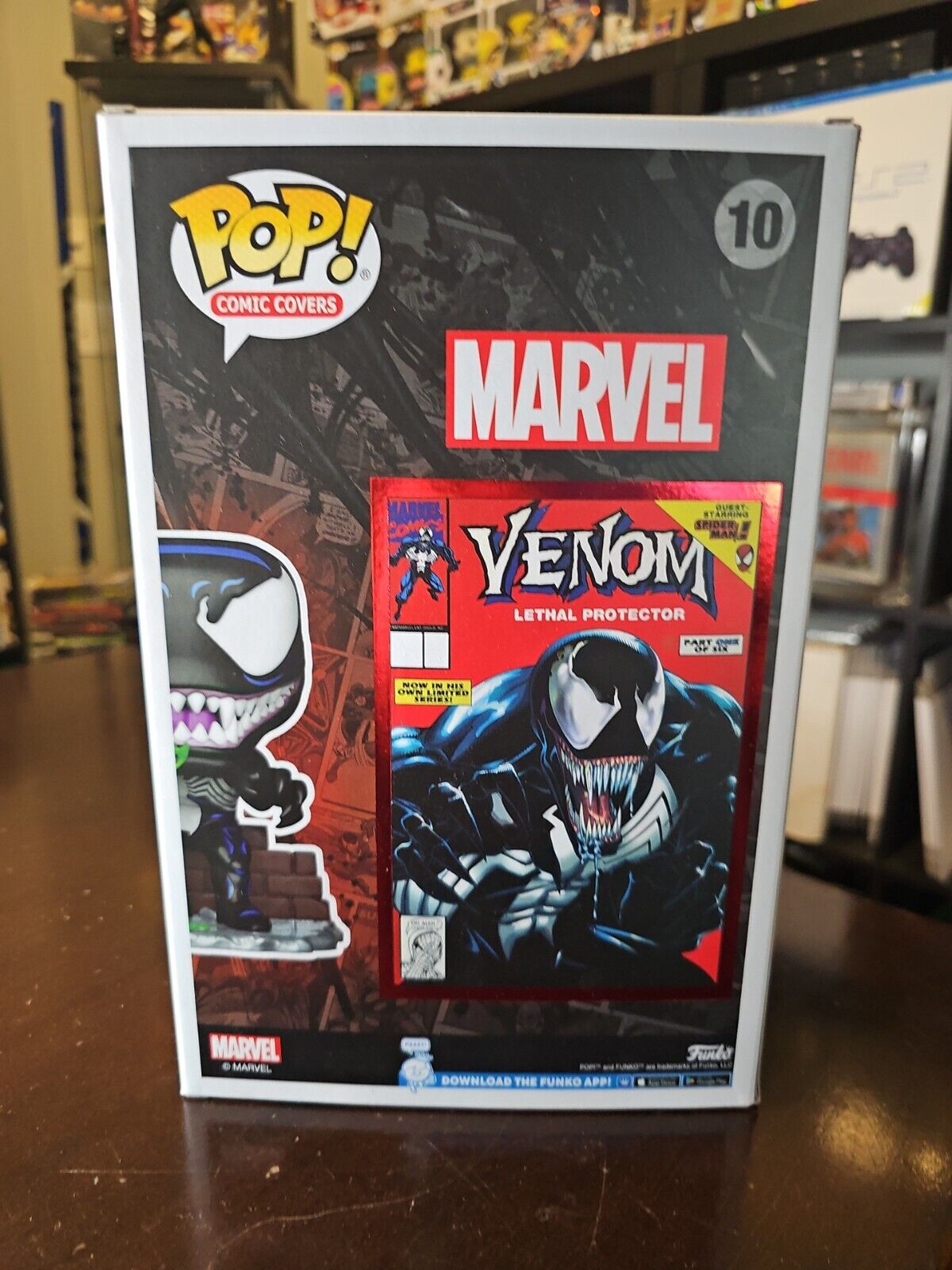 Marvel Venom Lethal Protector POP Comic DE LA ROSA KYLE WILLIS Sketch And AUTOS