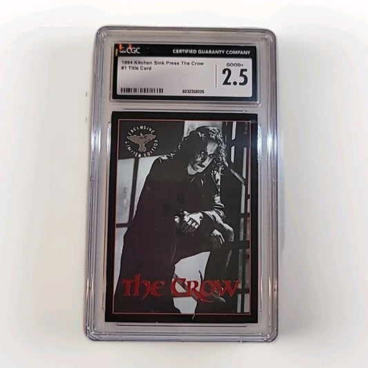BRENDAN LEE  THE CROW - EXCLUSIVE LIMITED EDITION 1/1 - 1 OF 1- 1994 ICONIC CARD