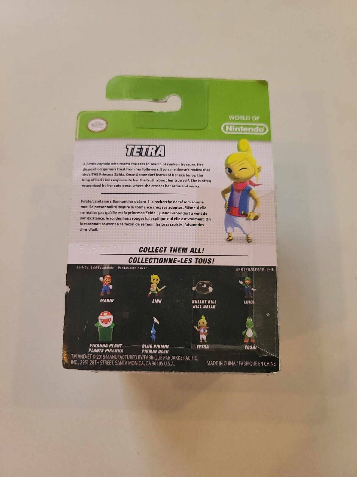 World of Nintendo TETRA 2.5" Figure THE LEGEND OF ZELDA Jakks Pacific Series 1-4