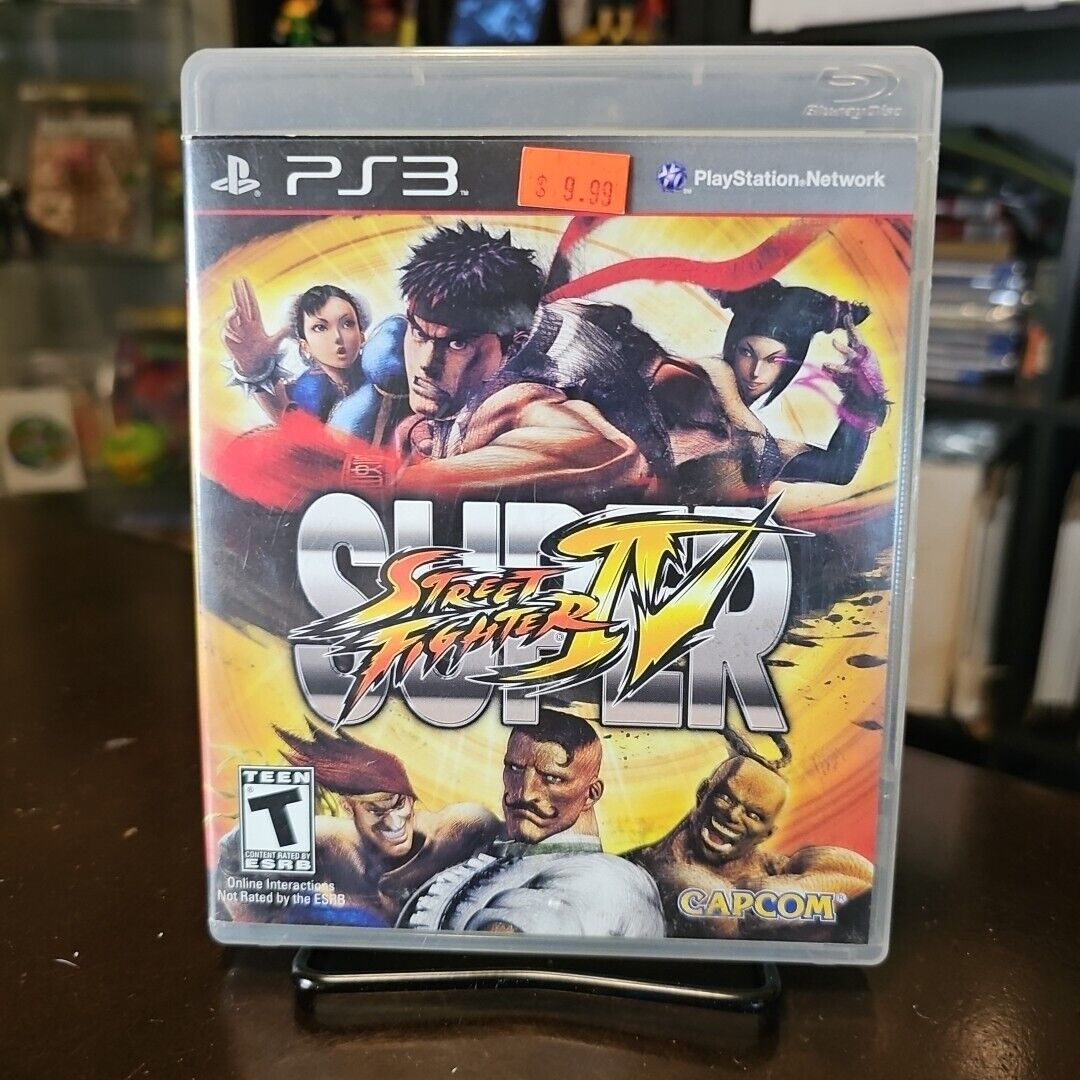 Super Street Fighter IV 4 (Sony PlayStation 3, 2010) PS3 CIB COMPLETE w/ MANUAL