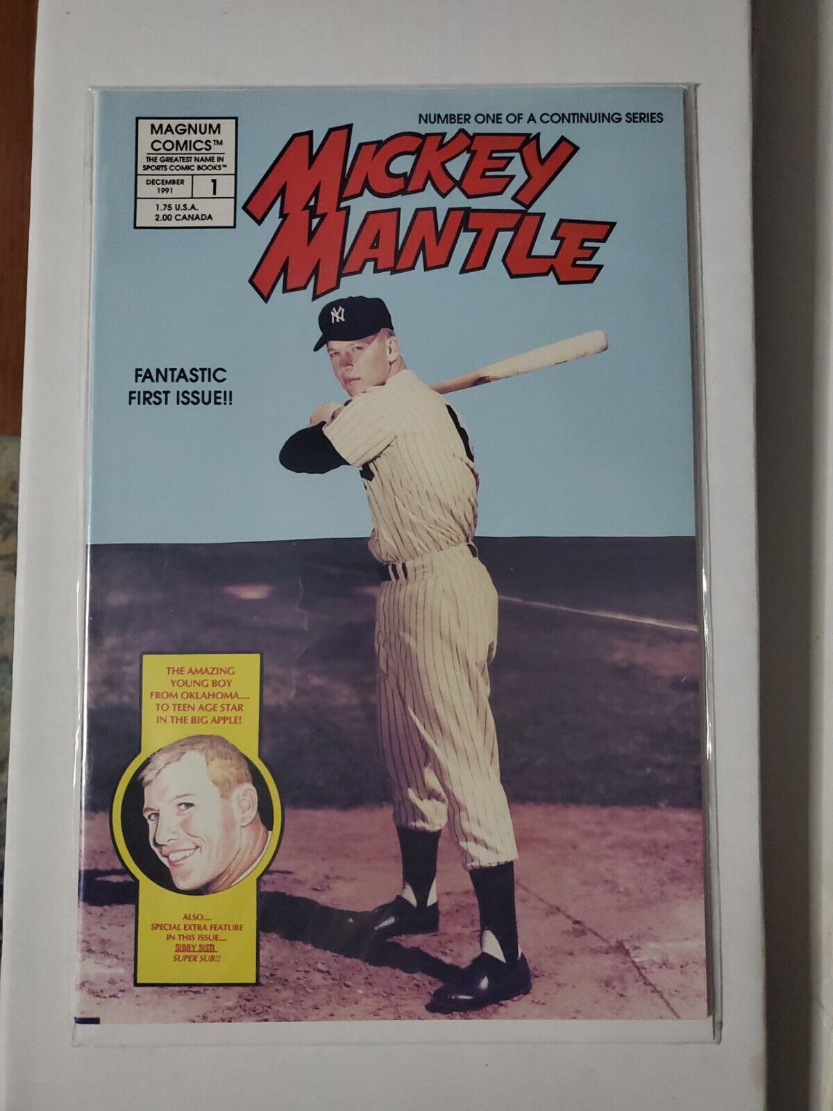 MICKEY MANTLE (1991 Series) #1 Fair Comics Book