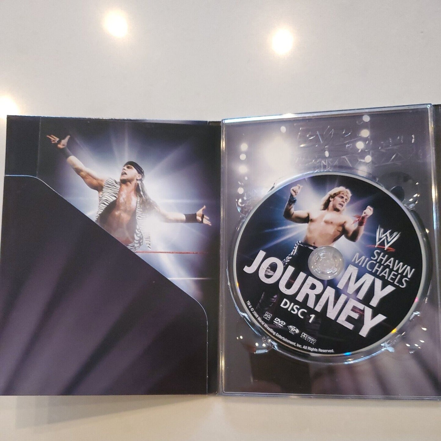 WWE: Shawn Michaels - My Journey DVD, 2010 3-Disc Set The Heartbreak Kid WWF SB4