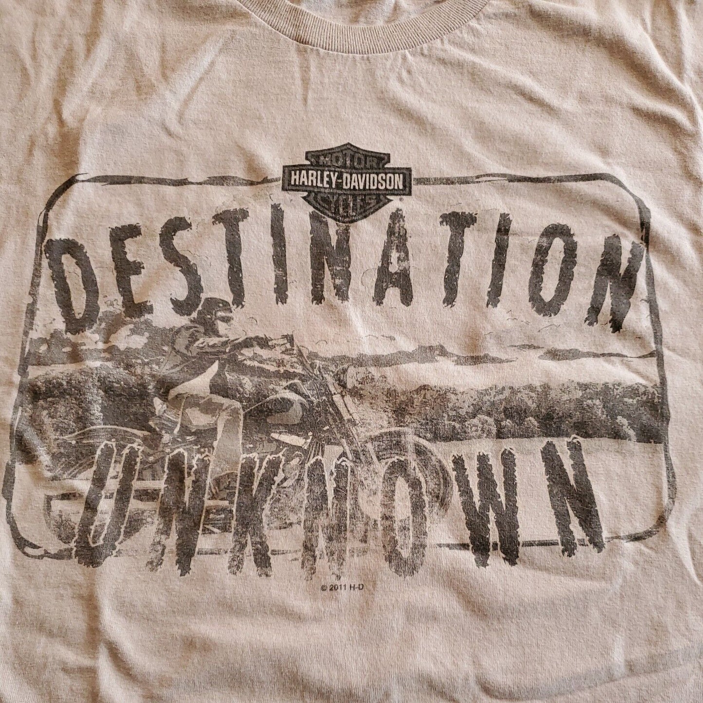 Harley-Davidson Destination Unknown Cherokee Graphic T Shirt Size XXL