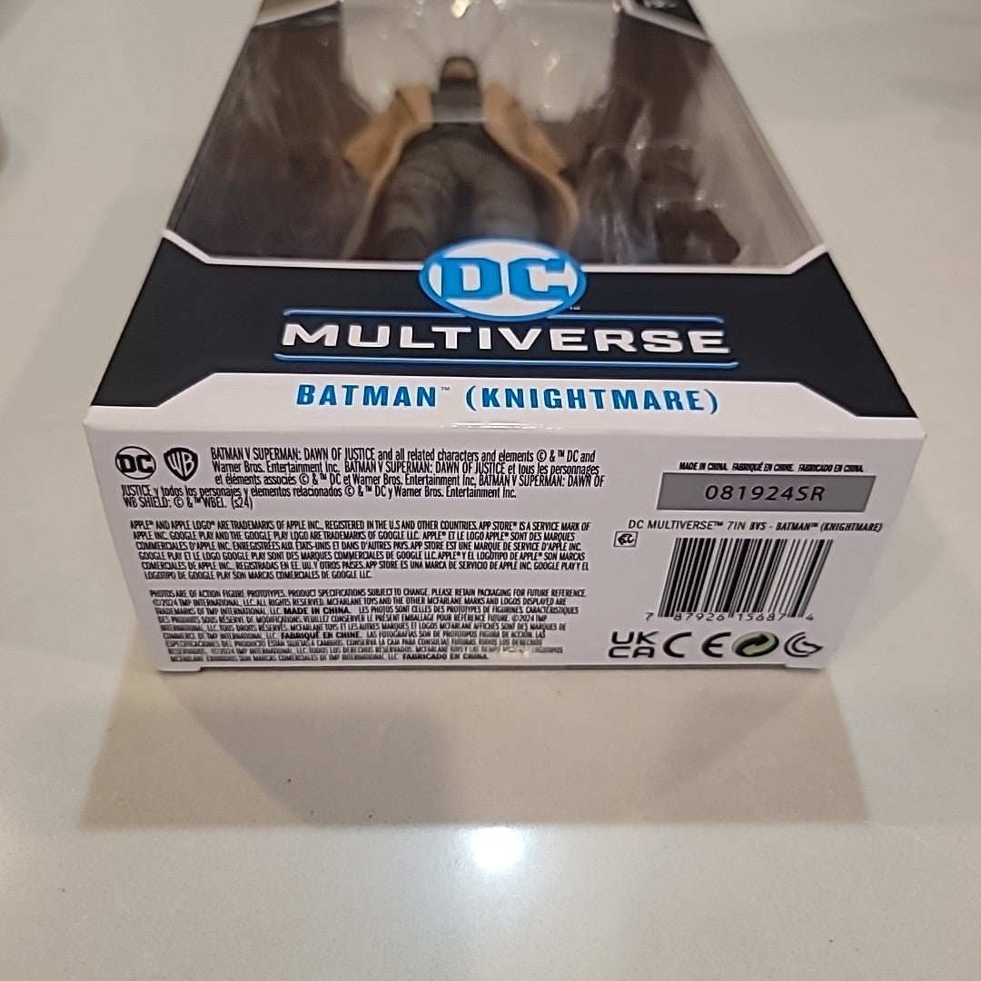 McFarlane DC Multiverse Batman Knightmare (Batman vs Superman) 7” Figure 