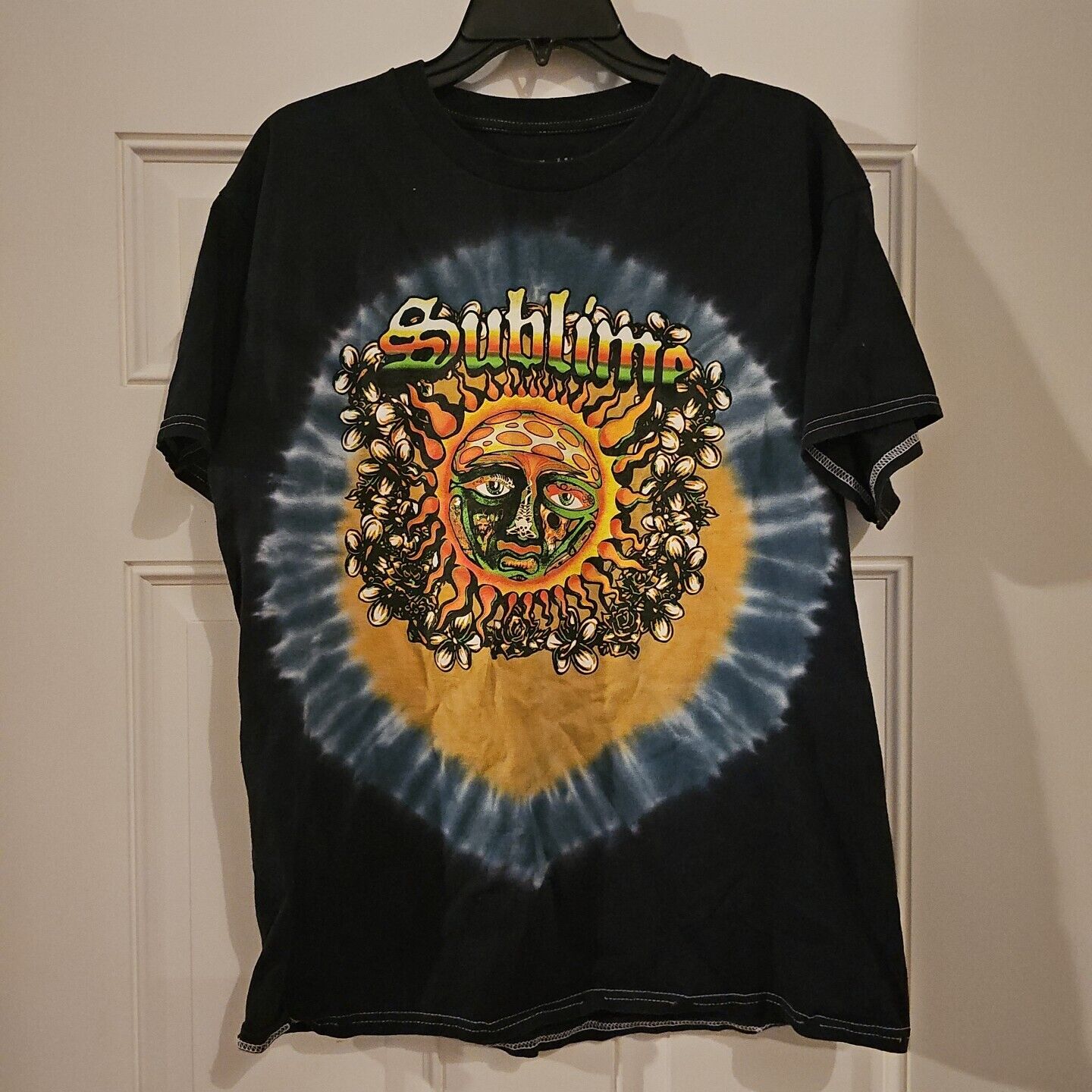 Sublime T Shirt Rock Band Small Navy Blue Sun Graphic Short Sleeve Reggae Punk