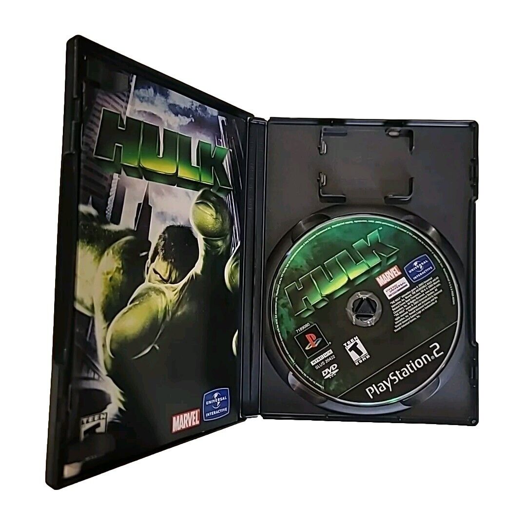 Hulk (Sony PlayStation 2, 2003) CIB Complete TESTED Works PS2